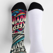 Eine positive Botschaft zum behalt Socken (Oben)
