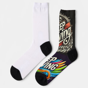 Eine positive Nachricht Socken