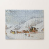 Eine Post im tiefen Schnee Puzzle (Horizontal)