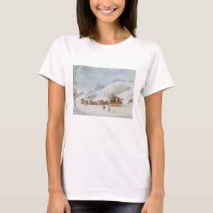 Eine Post im tiefen Schnee T-Shirt