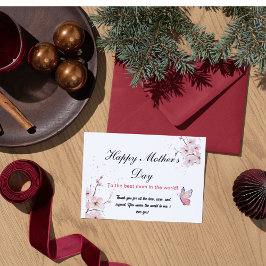 Eine Posterkarte für die Mutter des Herzens Postkarte