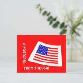 Eine Postkarte aus den USA! (Stehend Vorderseite)