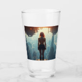 Eine Postkarte aus der Zukunft Glas (Vorderseite)