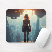 Eine Postkarte aus der Zukunft Mousepad (Mit Mouse)