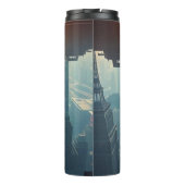 Eine Postkarte aus der Zukunft Thermosbecher (Rückseite)