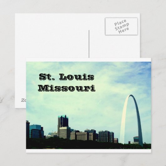 Eine Postkarte des Bogens (Vorne/Hinten)