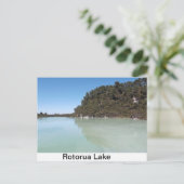 Eine Postkarte eines schönen Lago in Rotorua (Stehend Vorderseite)