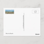 Eine Postkarte eines Strandes in Florida, USA mit (Rückseite)