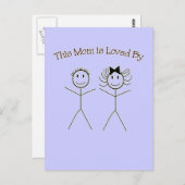 Eine Postkarte für die Mama (Vorne/Hinten)