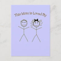 Eine Postkarte für die Mama