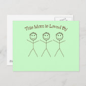 Eine Postkarte für die Mama (Vorne/Hinten)