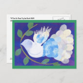 Eine Postkarte für Frieden (Vorne/Hinten)