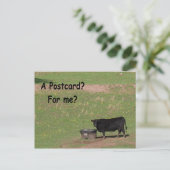 Eine Postkarte? Für mich? Postkarte (Stehend Vorderseite)