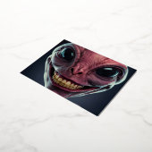 Eine Postkarte mit Weltraumthema. (Gedreht)