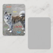 Eine Postkarte mit Wohlgefühl Platzkarte (Vorne/Hinten)