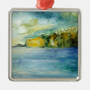 Eine Postkarte von Madeira 2014 Silbernes Ornament