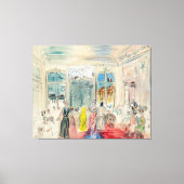 Eine Präsentation bei Schiaparelli Leinwanddruck (Vorderseite)