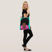 Eine Prayerful Mind Canvas Bag Tasche (Am Model)