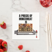 Eine Präzision von Mincemeat ist kondensiert Serviette (Beispiel)