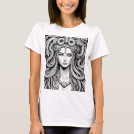 Eine Priesterin verwandelte Dämon, Medusa T-Shirt