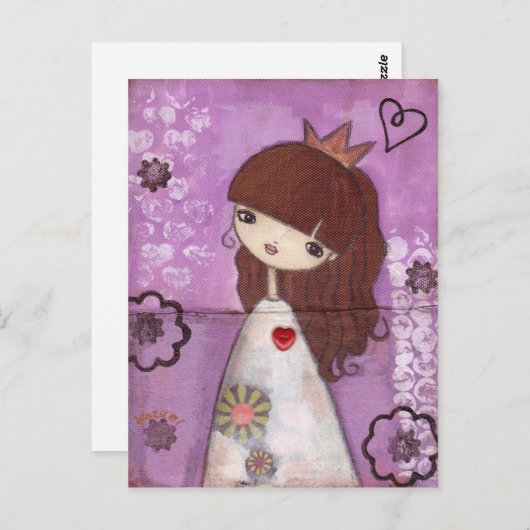 Eine Princess Postkarte (Vorne/Hinten)