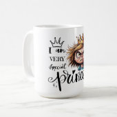 Eine Prinzessin, die leuchten kann! Kaffeetasse (Vorderseite Links)