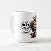 Eine Prinzessin, die leuchten kann! Kaffeetasse (Vorderseite Links)
