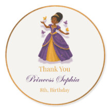 Eine Prinzessin Geburtstag Aufkleber