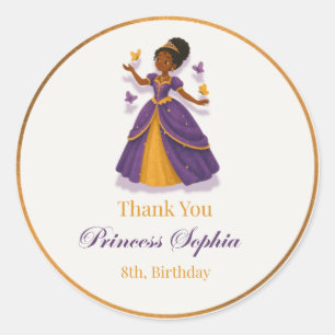 Eine Prinzessin Geburtstag Aufkleber 