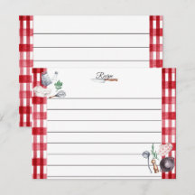 Eine Prise Liebe, ein Hauch von Zuhause Rezeptkart