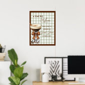 Eine Prise Liebe Espresso Martini Braut- Abschieds Poster (Heimbüro)