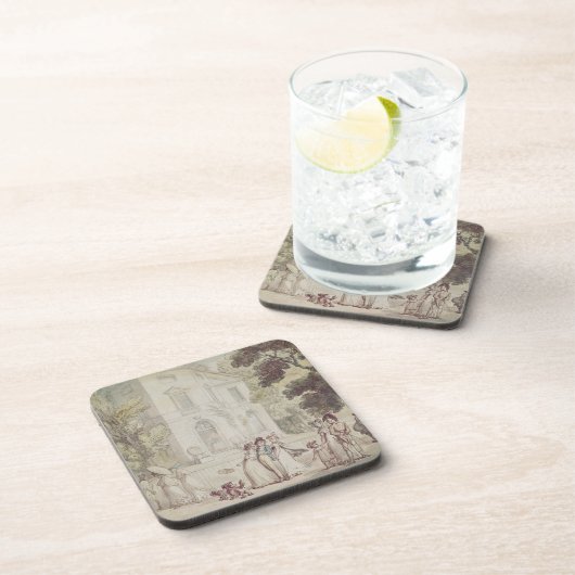 Eine Promenade Sonntag Nachmittag Getränkeuntersetzer (Rechte Seite)