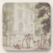 Eine Promenade Sonntag Nachmittag Getränkeuntersetzer (Vorderseite)