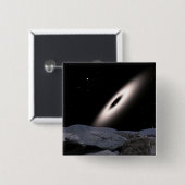 Eine proteoplanetäre Scheibe Button (Vorne & Hinten)