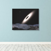 Eine proteoplanetäre Scheibe Leinwanddruck (Insitu (Holzboden))