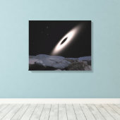 Eine proteoplanetäre Scheibe Leinwanddruck (Insitu (Holzboden))