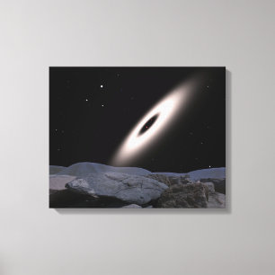 Eine proteoplanetäre Scheibe Leinwanddruck