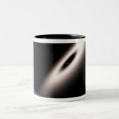 Eine proteoplanetäre Scheibe Zweifarbige Tasse (Mittel)
