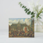 Eine Prozession in Antwerpen, 1697 Postkarte (Stehend Vorderseite)
