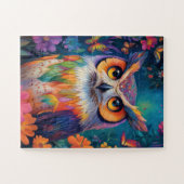 Eine psychedelische Eule Puzzle (Horizontal)