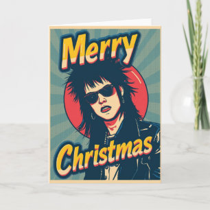 Eine Punk-Weihnachtskarte Karte