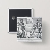 Eine Puritaner-Familie Button (Vorne & Hinten)