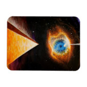 Eine Pyramide unter dem kosmischen Auge Gottes Magnet (Horizontal)