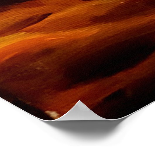 Eine Pyramide unter dem kosmischen Auge Gottes Poster (Ecke)