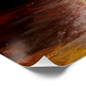Eine Pyramide unter dem kosmischen Auge Gottes Poster (Ecke)