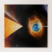 Eine Pyramide unter dem kosmischen Auge Gottes Puzzle (Horizontal)