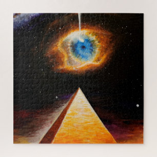 Eine Pyramide unter dem kosmischen Auge Gottes Puzzle