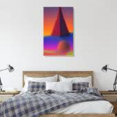 Eine Pyramiden-Traumplanung Leinwanddruck (Insitu (Schlafzimmer))