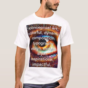 eine qualitativ hochwertige digitale Abbildung der T-Shirt