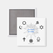 Eine Quelle Magnet (Vorderseite/Rückseite)